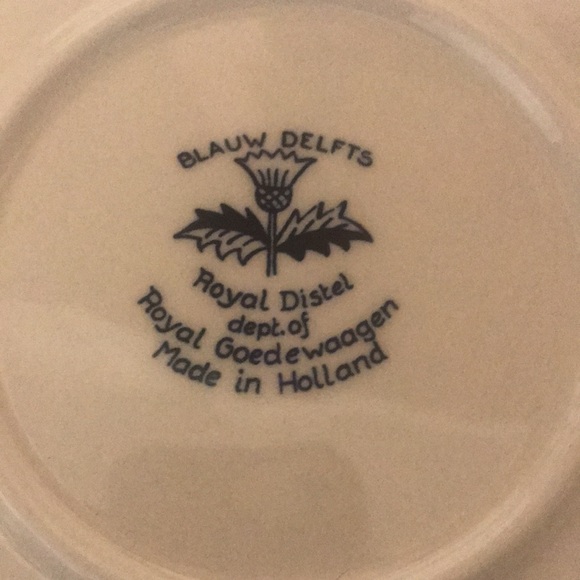 Blauw Delfts porcelain commeritive plate - Picture 3 of 5